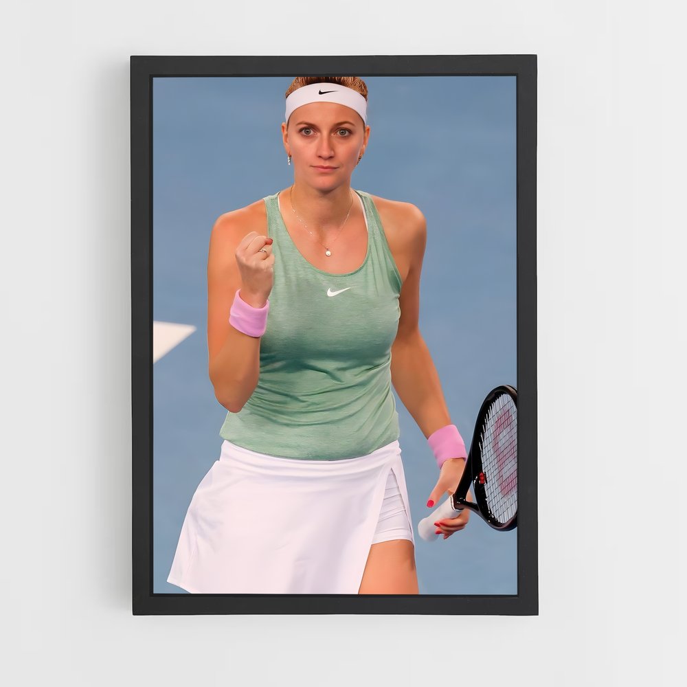 Poster Petra kvitova – affiche Tennis (vue 2)